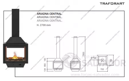 Ariadna Central suspendida de techo
