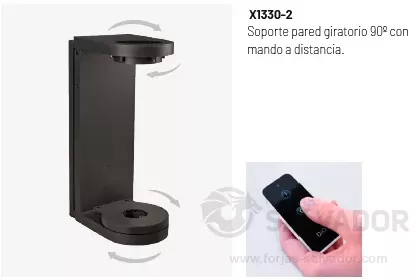 Control a tu alcance: gira la Rocal Angle 90 grados con precisión gracias a su mando a distancia.