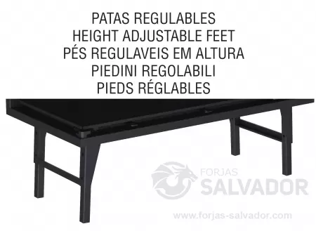 Patas regulables