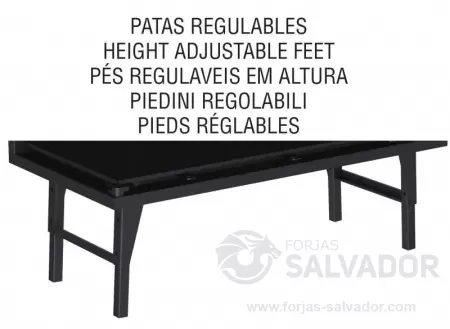 Patas regulables