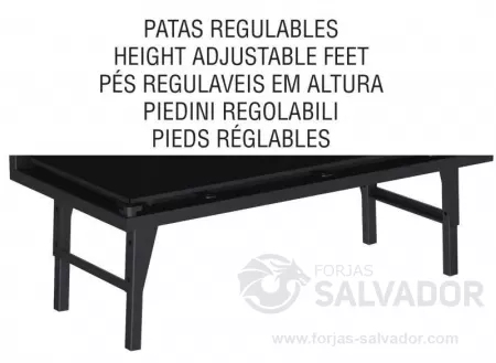 Patas regulables