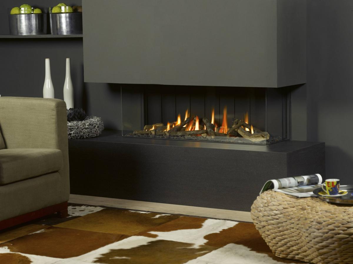 Chimeneas de Gas Chimenea MG 120/38 TC (3 caras)