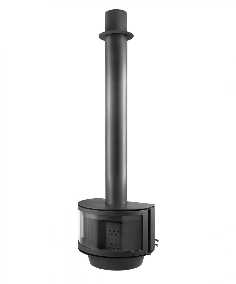 Chimenea metálica Rocal Ronde Frontal