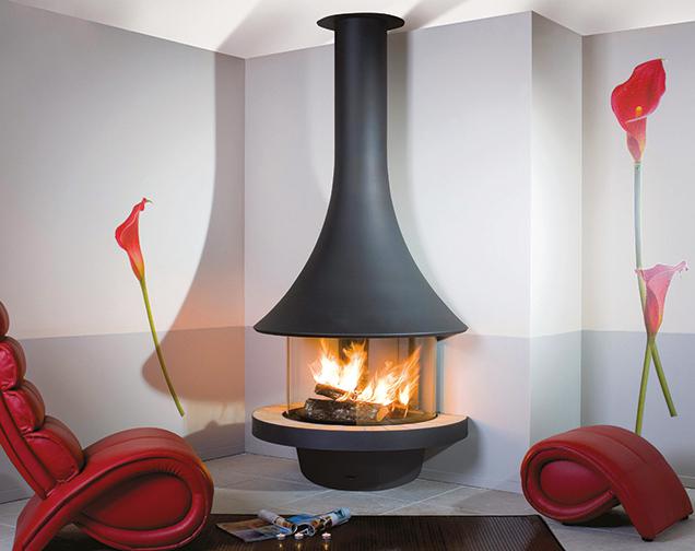 Chimenea metálica JC Bordelet Eva 992 Mural