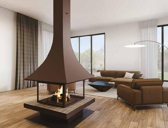 Chimenea metálica JC Bordelet Julietta 985 Central