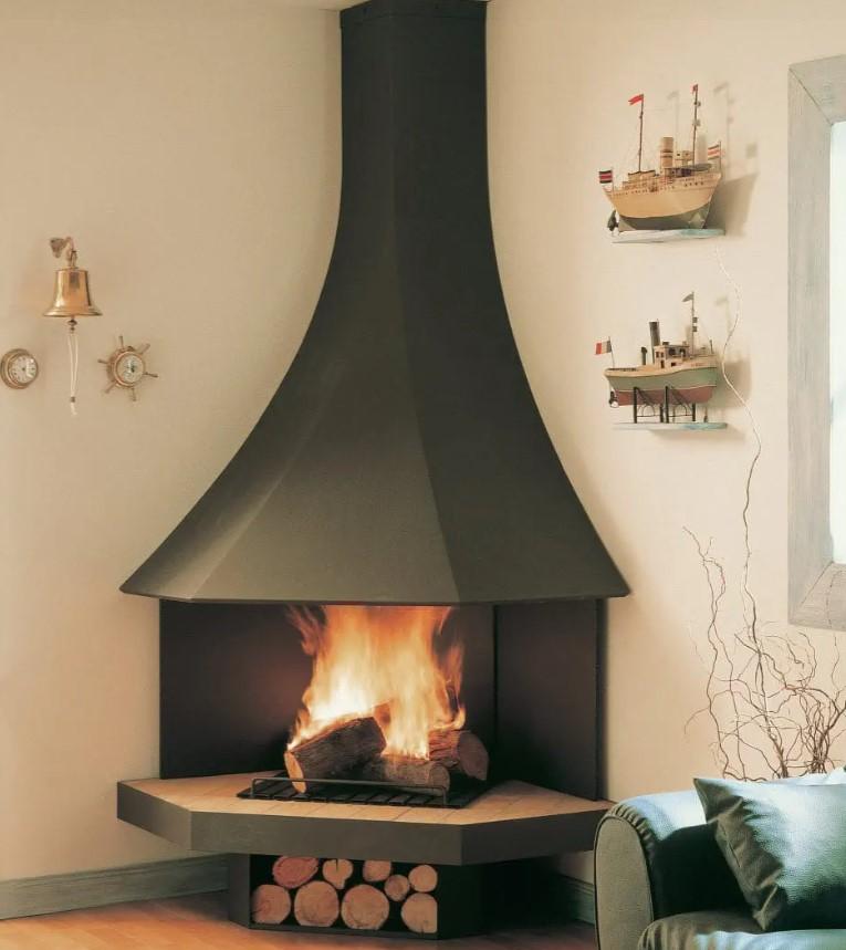 Chimenea metálica JC Bordelet Julietta 985 Angular