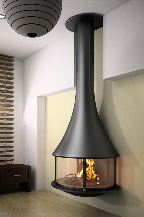 Chimenea metálica JC Bordelet Lea 998 Mural