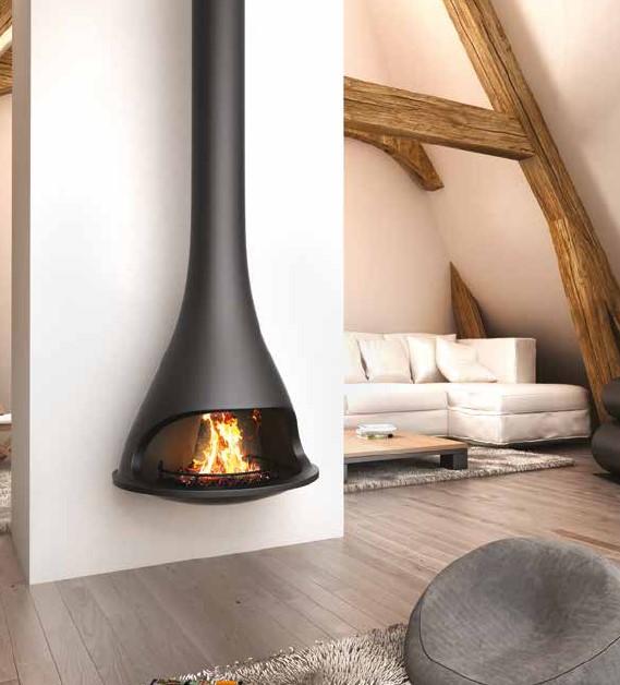 Chimenea metálica JC Bordelet Tatiana 997 Mural