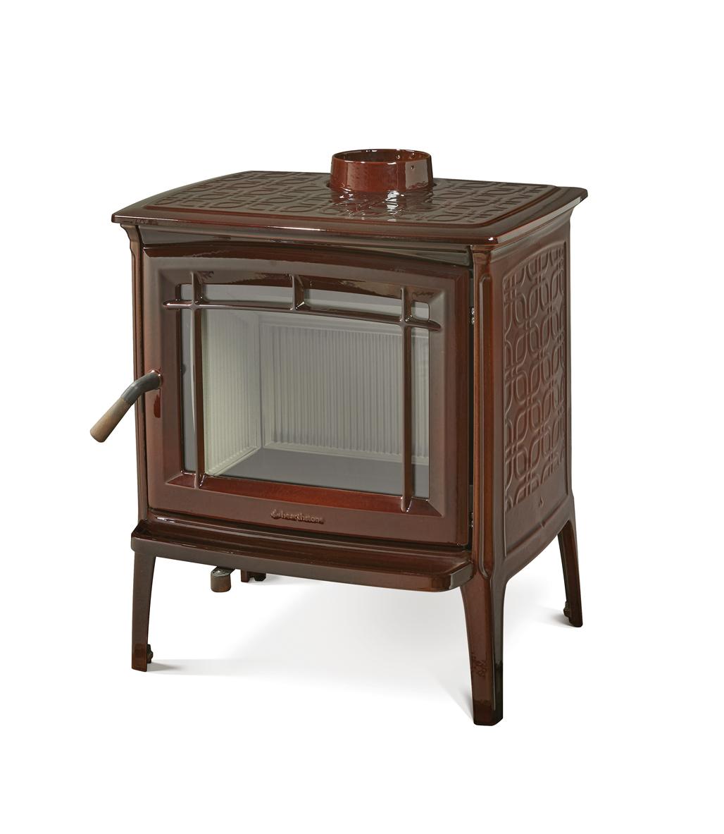 Estufa Hergom Shelburne HF Esmaltada Marron