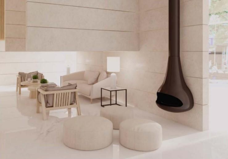 Chimenea metálica Cl Design Fusion Frontal