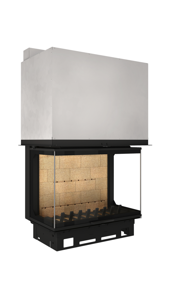 Hogar de puerta elevable Jotul Atraflam 800 Vision 3 cristales