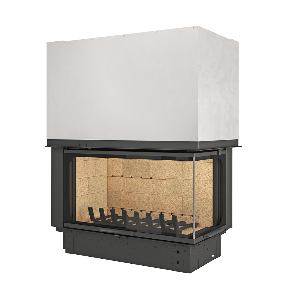 Hogar de puerta elevable Jotul Atraflam 16/9 800 VL Esquina