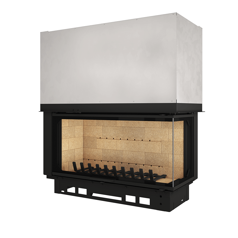 Hogar de puerta elevable Jotul Atraflam 16/9 1000 VL Esquina