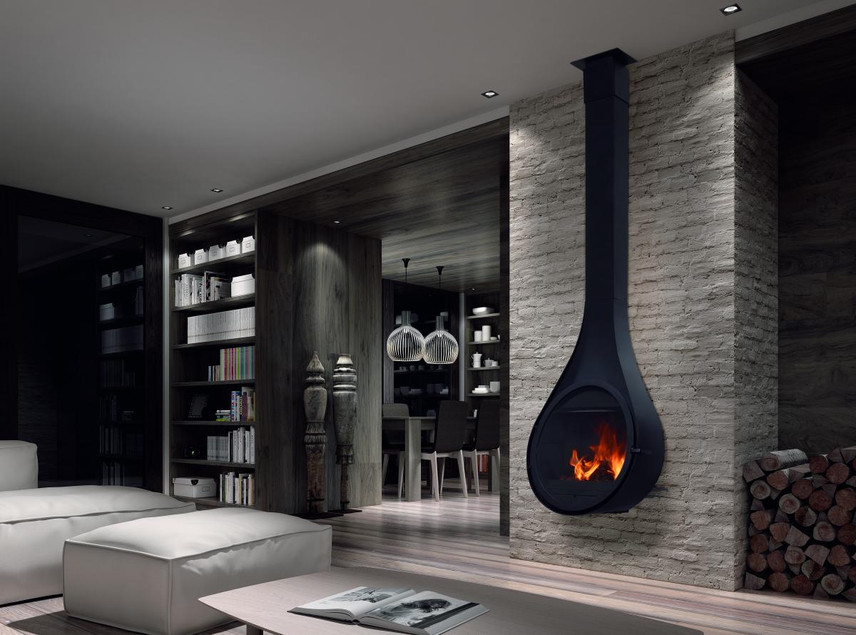 Chimenea metálica Rocal Drop