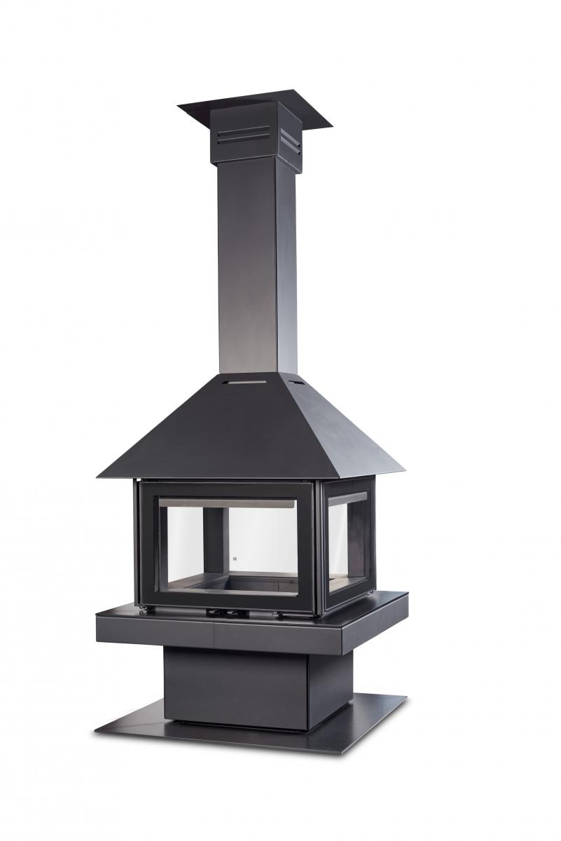 Chimenea metálica Rocal Giselle 90