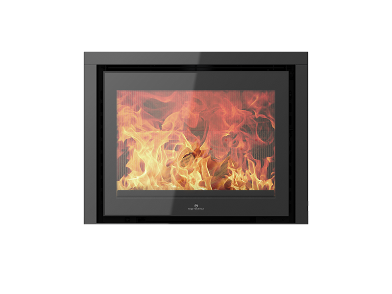 Insertable Fogo Montanha Design E809 Cristal