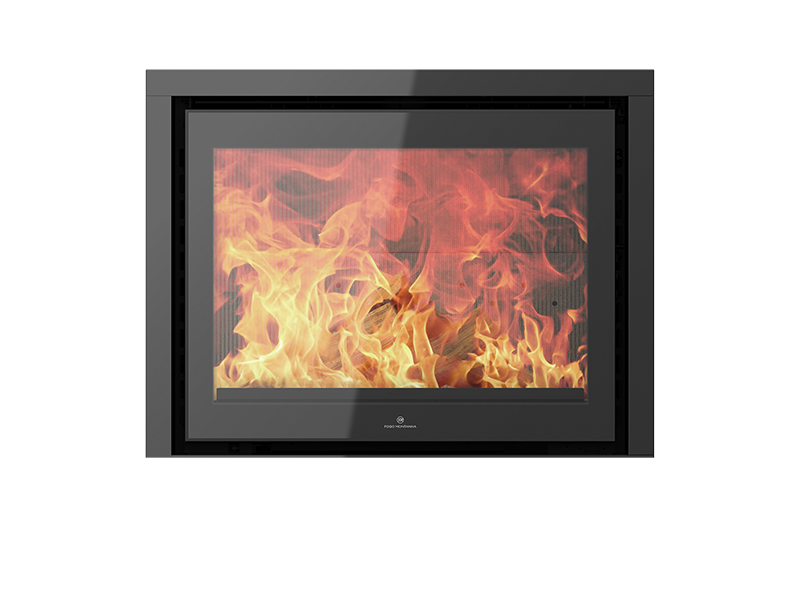 Insertable Fogo Montanha Design E909 Cristal