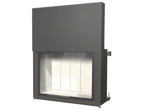 Hogar de puerta elevable Austroflamm 97X74S 2.0 Frontal Guillotina