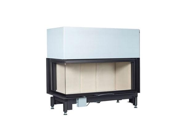 Hogar de puerta elevable Austroflamm 89x49x45S 2.0 Esquinero Guillotina