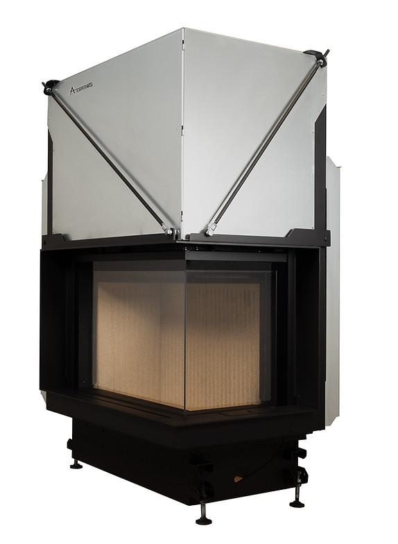 Hogar de puerta elevable A.Caminetti Quattro 50 R Premium