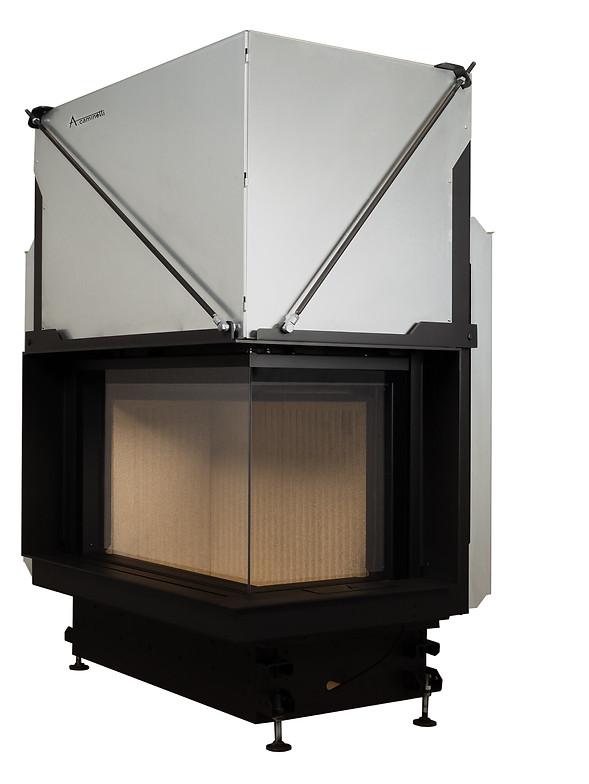 Hogar de puerta elevable A.Caminetti Quattro 70 R Premium