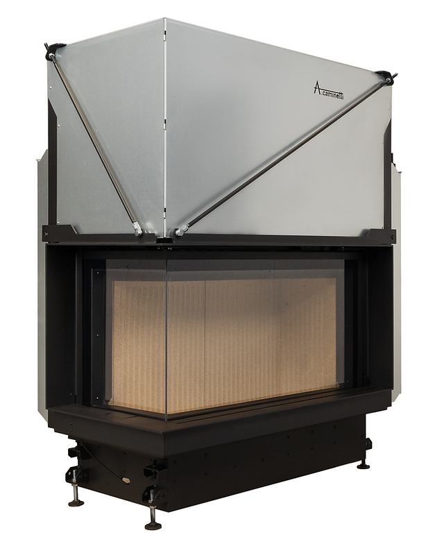 Hogar de puerta elevable A.Caminetti Quattro 90 L Premium