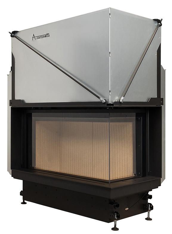 Hogar de puerta elevable A.Caminetti Quattro 90 R Premium