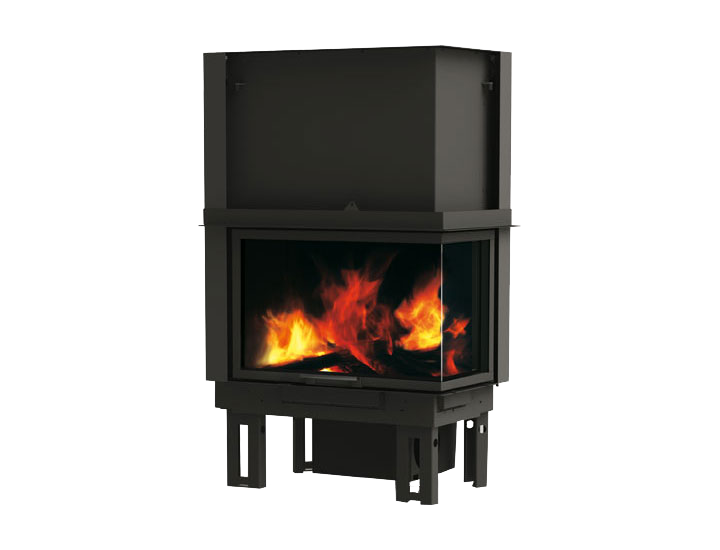 Hogar de puerta elevable Edilkamin EK63 Firek 2