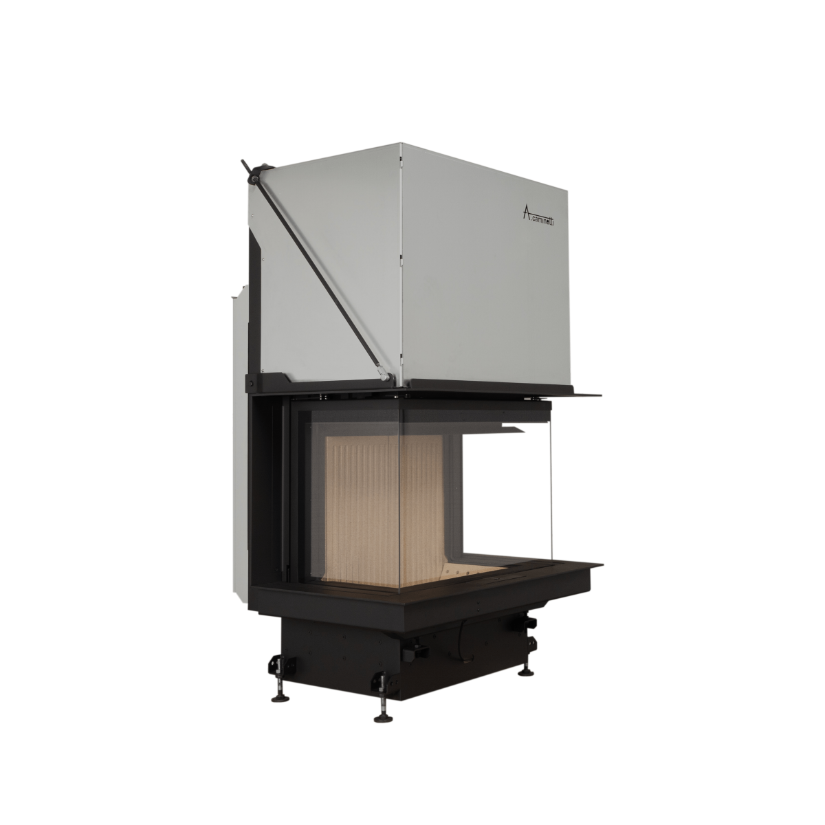 Hogar de puerta elevable A.Caminetti Crystal 90 Premium
