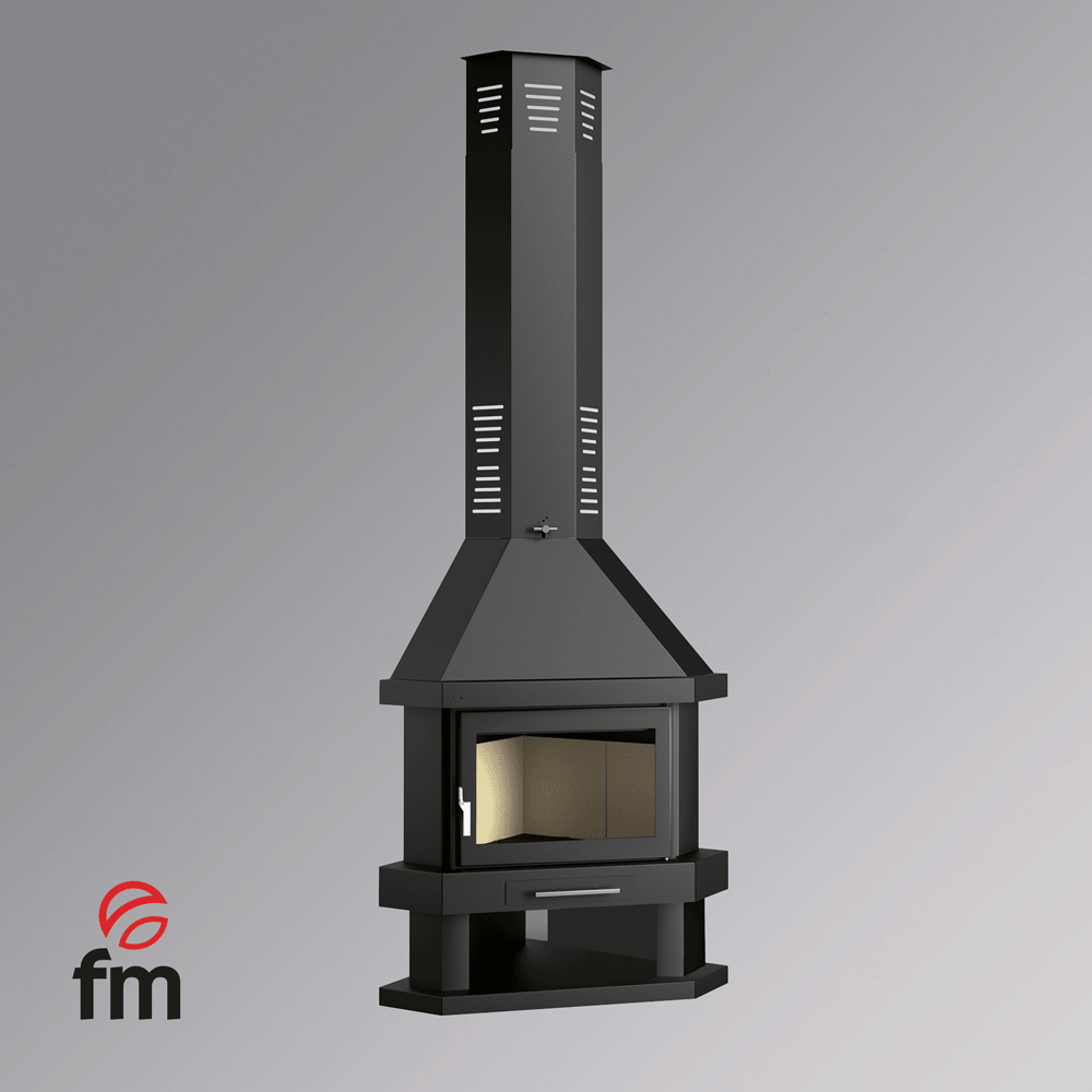 Chimenea metálica FM C-300 R