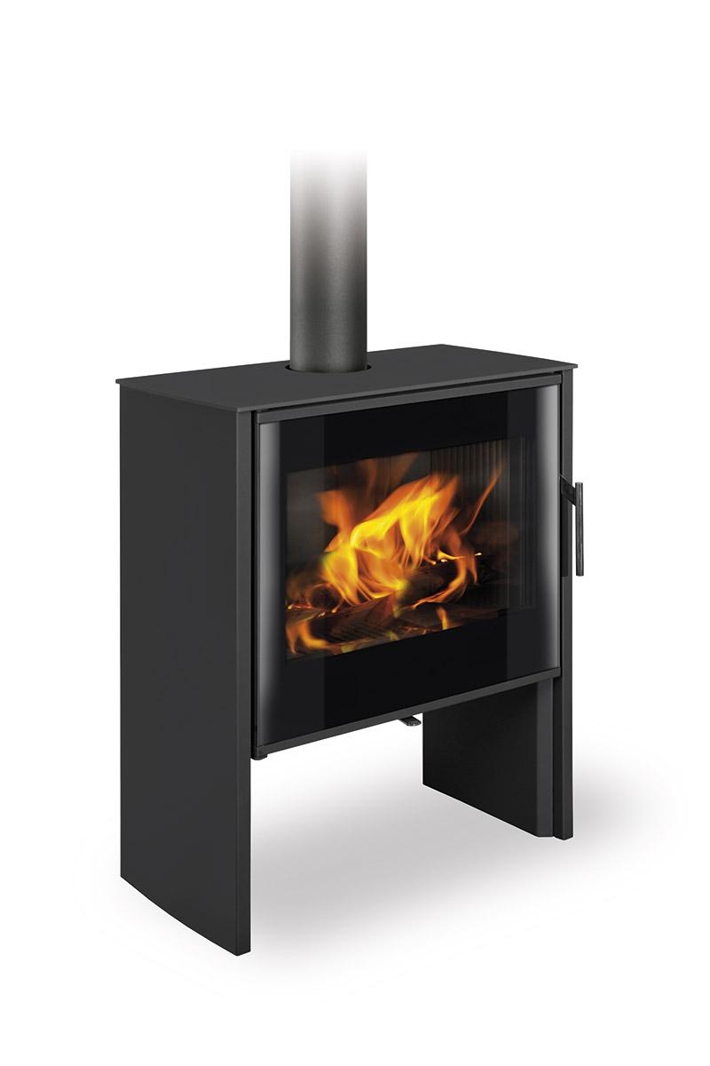 Estufa Romotop Riano G30 puerta serigrafiada