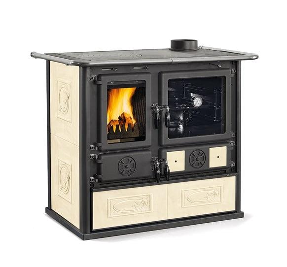 Cocinas de Leña Nordica Rosa 5.0 Cerámica