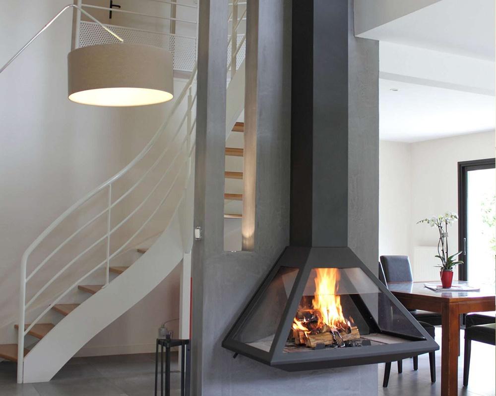 Chimenea metálica Vyrosa Altea Abierta