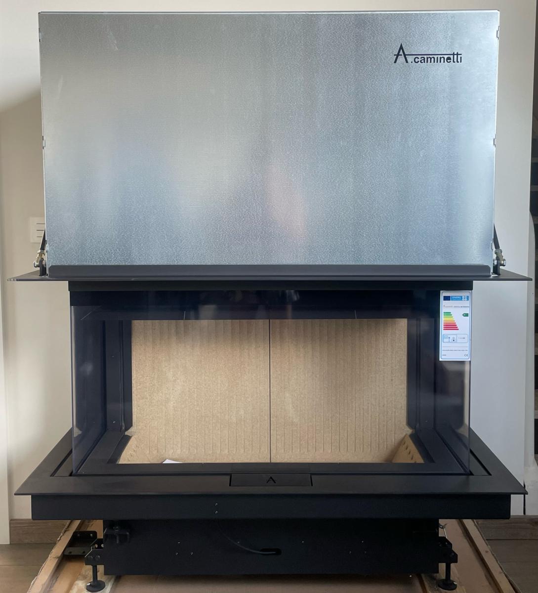 Hogar de puerta elevable A.Caminetti Crystal 100 Premium Oferta unidad exposición