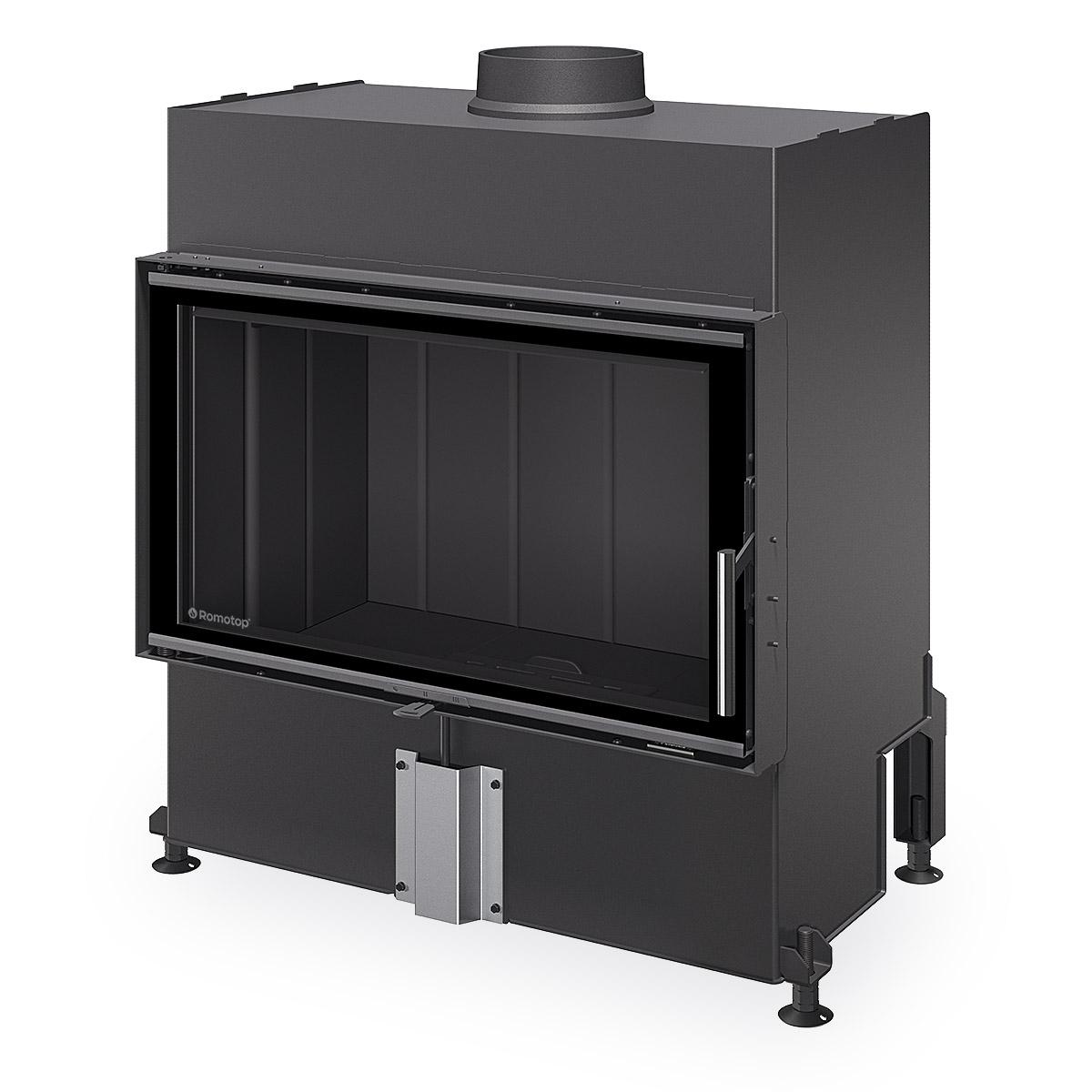 Hogares Tradicionales Romotop Heat 80.50 Frontal interior negro