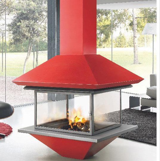 Chimenea metálica Traforart Gaia Central