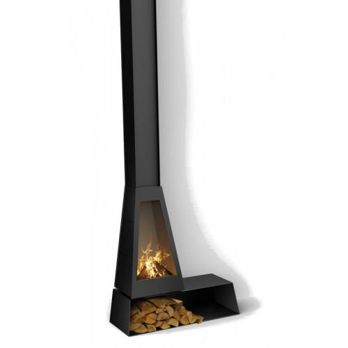Chimenea metálica Traforart Toscana Frontal