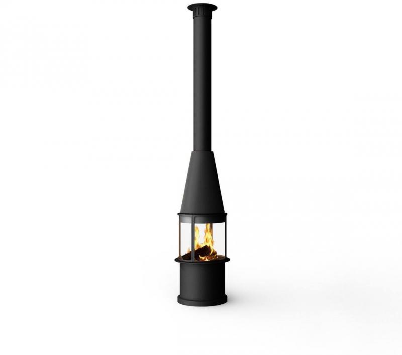 Chimenea metálica Traforart Arlet Central