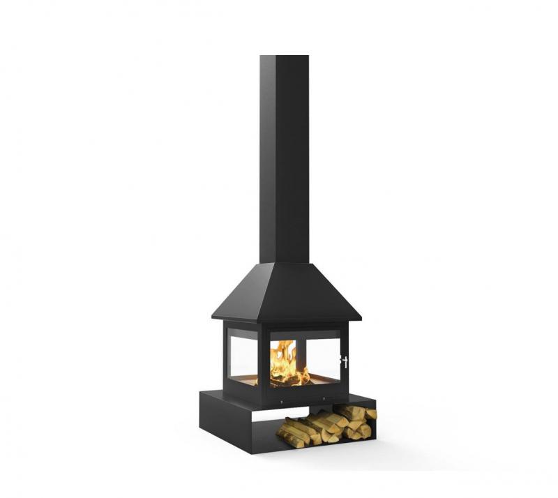 Chimenea metálica Traforart Sandra Central