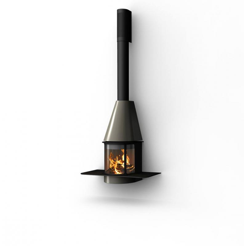 Chimenea metálica Traforart Arlet Frontal