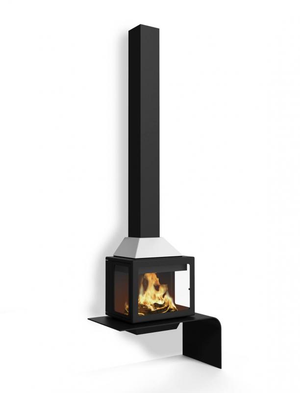 Chimenea metálica Traforart Ariadna Frontal