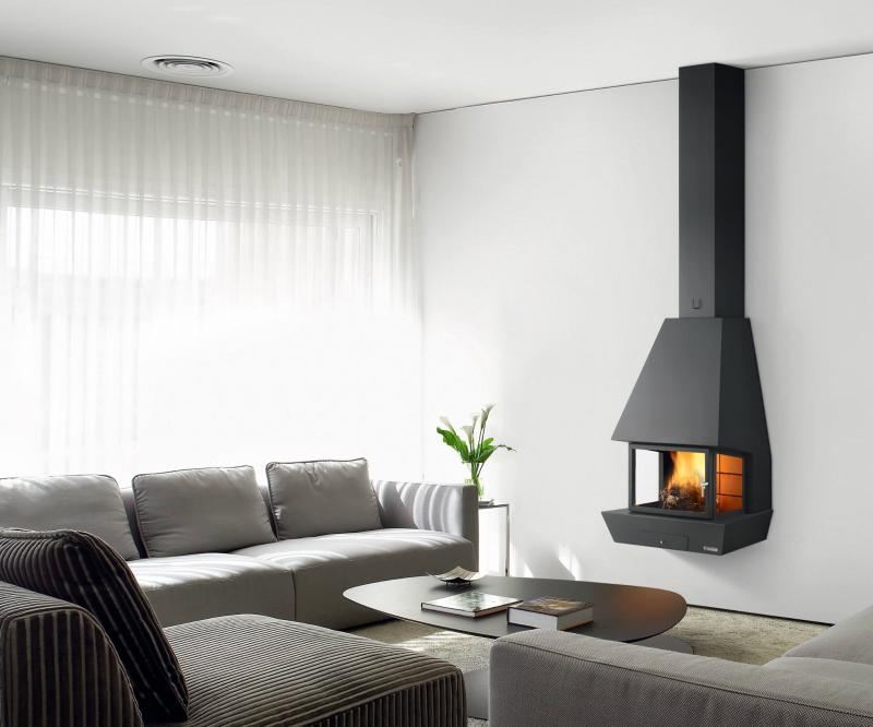 Chimenea metálica Traforart Rac Frontal