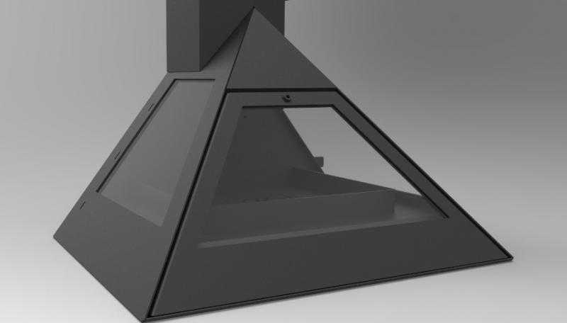 Chimenea metálica CL Design Delta