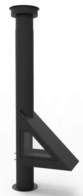 Chimenea metálica CL Design Flag Central