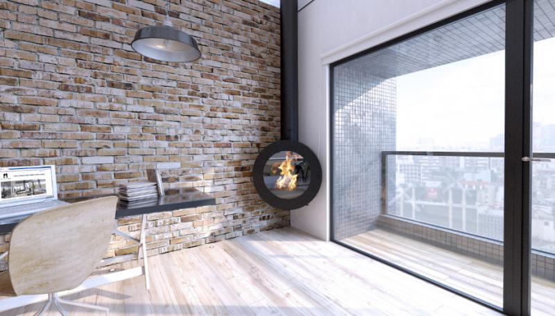 Chimenea metálica CL Design O 800 Rincon