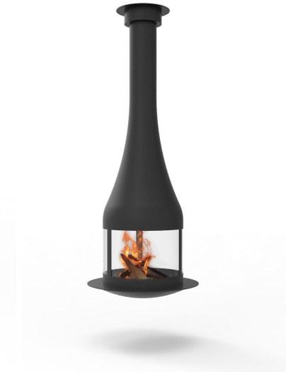 Chimenea metálica CL Design Gema Frontal