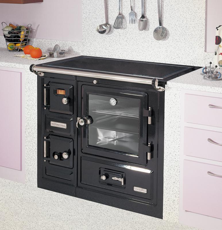 Cocinas de Leña abiertas Hergom TBN 7 Puerta Cristal