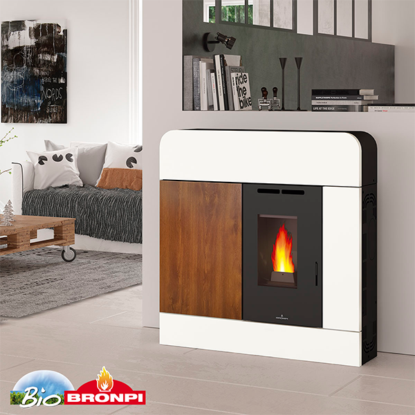 Estufas Pellet Pasillo Bronpi Dora