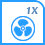 1x Ventilador 270m³/h