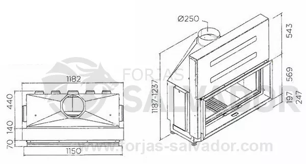 Plano de medidas LL Calor LL-2090 V2